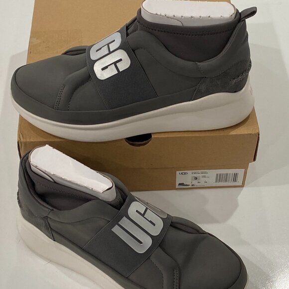 UGG Neutra Slip-On Sneaker Charcoal Gray Size 9 Women's with Box - Picture 1 of 7